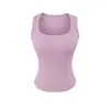 Camisola Sexy Estilo Chica Caliente para Mujer, Top Elástico Ajustado sin Mangas con Cuello Cuadrado