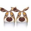 Bolsa de dulces con forma de orejas de conejo, nueva y linda bolsa de regalo con forma de orejas de conejo de dibujos animados, ideal para el 1 de junio, para galletas y bocadillos navideños.