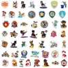 50 Adesivos Fofos de Desenho Animado da Patrulha Canina para Decorar Cadernos, Papelaria, Garrafas de Água e Computadores, Adesivos à Prova d'Água