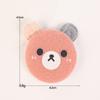 Direto da fábrica dos desenhos animados bonito pano hot stamping cabeça de urso sapatos infantis e chapéus tecido diy sapatos e chapéus acessórios de decoração de roupas
