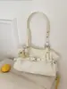 Bolsa de Ombro Casual Simples Estilo Coreano para Mulheres 2026 Nova Coleção Primavera Couro com Cera de Abelha Bolsa de Mão de Ombro Bolsa Tote para o Dia a Dia