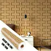 Papel de Parede Estilo Étnico Personalizado Adesivos de Parede à Prova d'Água Adesivos para Reforma de Móveis Papel de Parede para Decoração de Parede com Fundo de Madeira