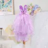 Petcircle Pet Circle Conjunto de Falda de Gasa y Velo Estrellado de Ensueño para Perros y Gatos Ropa para Mascotas Primavera y Verano