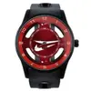 En stock al por mayor esfera grande estudiante hombres y mujeres moda TikTok tendencia deportiva pareja estilo coreano reloj hueco entrega