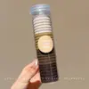 Goma Elástica Negra para el Cabello para Mujer, Alta Elasticidad, Accesorio para el Cabello Duradero, Diadema Elegante, Anillo de Goma para el Cabello