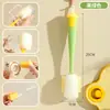 Cepillo para Tazas, Herramienta de Limpieza para Vasos de Agua, Cepillo Multifuncional para Limpiar Biberones y Popotes de Bebé, Cepillo para Tapa de Termo, Cepillo para Tazas de Sombrero
