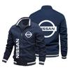 Jaqueta Masculina Casual Esportiva com Gola Alta e Zíper, Estampa de Carro Novo, Padrão de Comércio Exterior Transfronteiriço, Primavera e Outono 2021