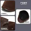 Gorra de Ante Estilo Retro Americano para Mujer, Boina Versátil Estilo Old Money para Otoño e Invierno, Sombrero de Artista que Adelgaza el Rostro