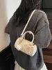 Bolsa de Mão de Moda Transfronteiriça com Laço Design Cilíndrico para Mulheres, Novo Estilo Verão 2026, Pingente de Espelho Personalizado, Bolsa de Ombro Único Transversal
