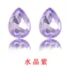 Moda gota de agua vidrio cristal forma de diamante diamantes de imitación DIY ropa zapatos bolsa tocado joyería accesorios materiales