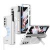 Aplicable a Samsung zfol3 funda para teléfono móvil con carga inalámbrica Soporte plegable magnético estuche para lápices w22 funda protectora integral resistente a caídas