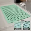 Alfombrilla de Piso para Baño, Alfombrilla Impermeable Antideslizante para Baño, Alfombrilla Anticaídas para Inodoro y Tina, Alfombrilla para Pies de Ducha de Hotel