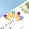 Cono de cerámica blanda con simulación de color, accesorios para pastel de helado, crema de resina, pegamento, carcasa de teléfono móvil, accesorios de decoración de belleza
