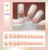 Celebridad de internet pegatinas de uñas postizas para usar uñas parche de uñas acabado parche de uñas parche de uñas removible fabricante de suministro de puesto