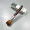 Pincel de contorno em formato de cabaça que se adapta aos contornos faciais, pincel para sombra lateral do rosto, pincel de maquiagem, pincel para pó solto, pincel para blush, feito de pelo de pônei
