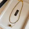 Collar de Flor de Circonia Ovalado Estilo Corte Francés Cadena para Clavícula Personalizado Lujo Ligero Gama Alta Venta al por Mayor
