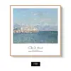 Monet Pintura Famosa Nascer do Sol Restaurante Pintura Decorativa Pintura a Óleo Pintura Sala de Estar Parede Atrás do Sofá Nórdico Moderno Simples