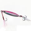 Señuelo de pesca con forma de pico y anzuelo de pluma, de movimiento lento, con placa de hierro y plomo, cebo falso para pesca de caballa, 20 g, 30 g, 40 g y 60 g
