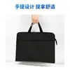 Deli 63753 Bolsa Portátil con Cremallera Tela Oxford a4 Bolso de Mano Archivo de Datos Recibo Negocios Maletín con Cremallera