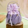 Bolsa de Dulces de Terciopelo para Boda, Caja Creativa de Cuero de Alta Gama para Dulces de Boda, Bolsa de Tela, Caja de Regalo para Acompañamiento de Boda, Bolsa de Regalo