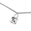 Cadena de cintura plateada para mujer, diseño nuevo, cinturón de cadena metálica con decoración de colgante, accesorio casual para vestidos
