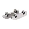 Polea para Puerta de Vidrio de 5 mm Gabinete Vitrina Rodillo para Puerta Deslizante Acero Inoxidable Rueda de Cobre Estantería Rueda para Puerta Deslizante de Vidrio