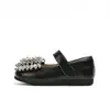 XSHX Alas de Ángel Brillantes|Zapatos de Princesa Festín de Diamantes Brillantes para Niñas Mary Jane de Diamantes Brillantes Suela Antideslizante de Caucho Natural de Otoño