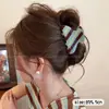 Presilha de cabelo flor de acetato simples e elegante para mulheres, novo modelo 2026, presilha para a parte de trás da cabeça, grampo para meio rabo de cavalo, presilha de tubarão