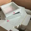 Caixa de Embalagem para Presente de Faixa de Cabelo com Janela Transparente Aro de Cabelo Embalagem de Acessórios de Cabelo Caixa de Armazenamento com Clip de Banana Logo Personalizado