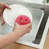Cara Sonriente Esponja Sensible a la Temperatura Limpieza de Cocina Malla de Doble Capa que Cambia de Temperatura Esponja de Algas Esponja de Poliéster Poliéster