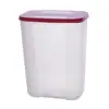 Fábrica Jinde tamanho pequeno potes quadrados transparentes selados caixa selada para alimentos potes de armazenamento caixa para manter a frescura potes de armazenamento caixa para pó de frutas