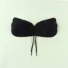 Asas de Silicone Adesivo para Sutiã Invisível Feminino Vestido de Casamento Piscina Peito Pequeno Especial Push-up Ultra Fino Verão Anti-queda
