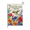 Bandera de Jardín de Pascua Personalizada al por Mayor Decorativa para Exteriores y Patios Bandera Impresa con Patrón de Corazón Bandera de Jardín