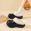 Novas Pantufas de Algodão Grossas para Mulheres, Uso Interno Doméstico de Inverno, Antiderrapantes, Quentes, Felpudas, com uma Sensação Macia ao Pisar