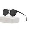 Gafas de Sol Redondas Pequeñas Clásicas Retro Transfronterizas Moda Tachuela Montura Pequeña Gafas de Sol Unisex Modernas Versátiles