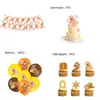 En Stock Artículos para Fiesta de Cumpleaños Temática de Ponis Vajilla Desechable Platos de Papel Vasos de Papel Banderines Globos Decoraciones para Eventos