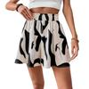 Comércio exterior transfronteiriço Amazon Europa e Estados Unidos mulheres 2025 novo temperamento cor de contraste estampa slim Joker shorts casuais