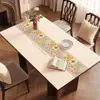 Jogo Americano Estilo Americano, Impermeável, À Prova de Óleo, Lavável, Resistente ao Calor, Toalha de Mesa, Luxo Leve, Sensação de Alta Qualidade, Jogo Americano para Mesa de Centro, Protetor de Mesa
