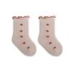 Calcetines de Otoño 2023, Sin Costuras, No Aprietan, Calcetines para Niños, Borde Fruncido Floral, Calcetines de Princesa hasta la Media Pantorrilla, Seguridad Clase A