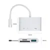 Fabricante original lector de tarjetas para teléfono móvil tipo mayorista conexión a teléfono móvil tipo c cable adaptador de tarjeta SD TF adaptador para leer unidad USB