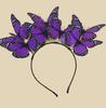 Diadema de Mariposa Transfronteriza de Amazon Tocados de Mariposa Coloridos Europeos y Americanos para Novias, Quinceañeras, Banquetes, Fiestas Accesorios para el Cabello Venta al por Mayor Mujeres