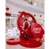 Nuevos Pabellones Rojos y Faroles de Estilo Chino para Iluminación y Decoración Comercial, Fábrica de Decoración del Festival de Primavera