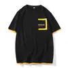 Camiseta de Verano Nueva de Manga Corta Holgada de Media Manga para Hombre, Top para Hombre con Cuello Redondo, Suéter, Camiseta de Hombre de Moda, Venta al por Mayor