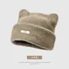 Gorros de Otoño e Invierno para Mujer 2025 Nuevo Lindo Cálido Gorro de Dormir de Maternidad Holgado Resistente al Viento Circunferencia de Cabeza Grande Que Adelgaza la Cara Gorro Postparto