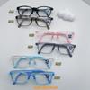 TR luz azul estudiantes adolescentes ultraligero cómodo libro rojo Mismo estilo armazón de gafas estudiante moda caja