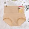 Ropa interior para mujer Tipo A Algodón puro Algodón Cintura alta Control de abdomen Interior Algodón puro Talla grande Entrepierna extendida Levanta grasa m Ropa interior
