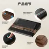 Apoio de Pulso para Teclado, Suporte Elevador de Teclado, Apoio de Mão em Couro Macio, Suporte Elevado de Pulso para Digitação, Pad de Escritório, Acessórios de Armazenamento, Madeira