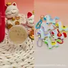Pequeño colgante de oro puro 999 "Lista Dorada", serie de pony de peluche con cordón, un regalo promocional para joyerías