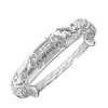 Pulsera de Plata para mujer 999 plata pura dragón y fénix carácter fu pulsera de plata para mujer joyería accesorios de buena venta transfronteriza pulsera regalo
