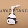 Cuerda Colgante para Equipaje de Cuero de Panda Gigante Guochao Colgante Colgante Tesoro Nacional Accesorios para Ropa de Panda Adornos Colgantes de Cuero